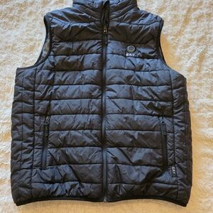 EAY Black Quilted Vest